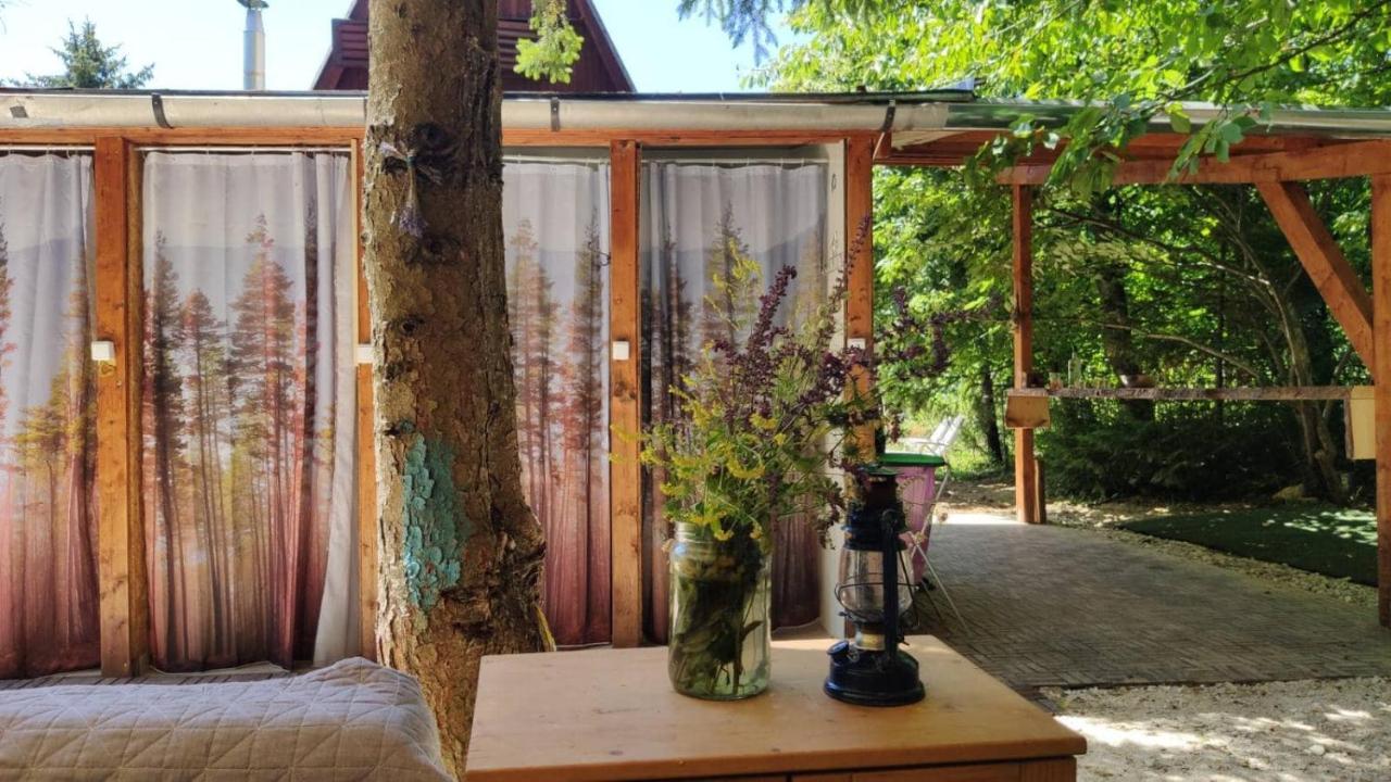 Jurta Az Erdo Mellett Dezsaval-Keresz-Tanya Hotell Pilisszentkereszt Eksteriør bilde
